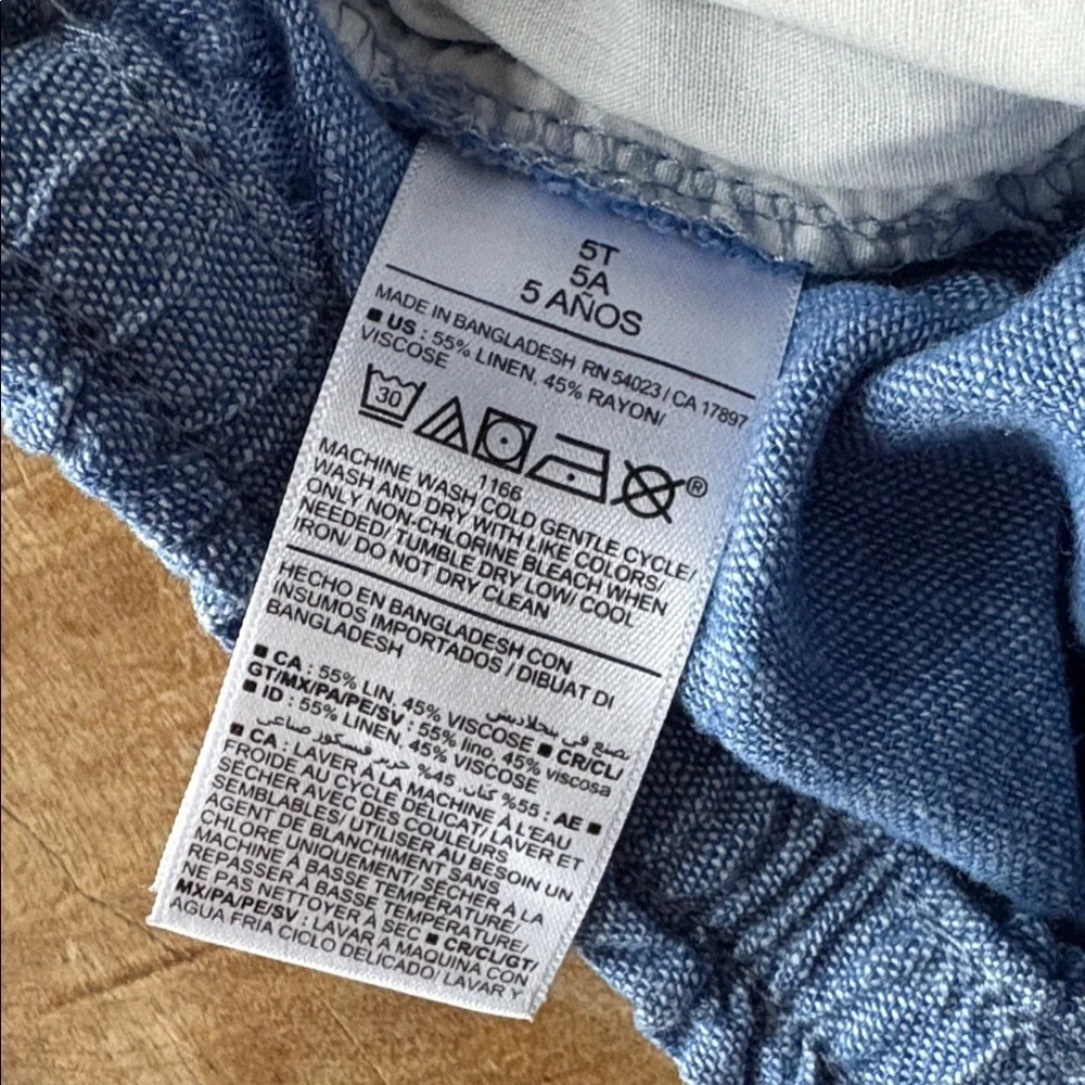 Old Navy Girls Linen Shorts 5t